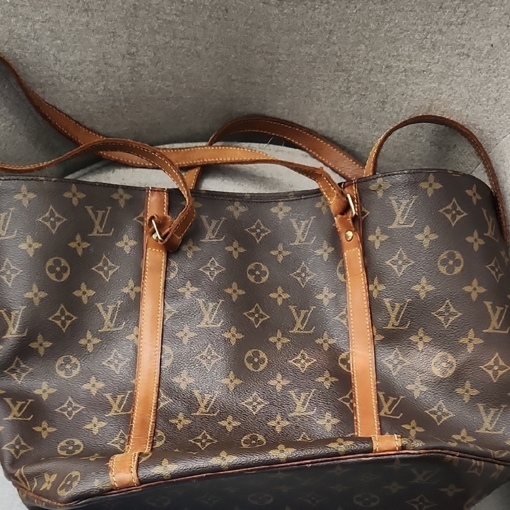 Louis Vuitton Brown Monogram Canvas Tote - Picture 14 of 15